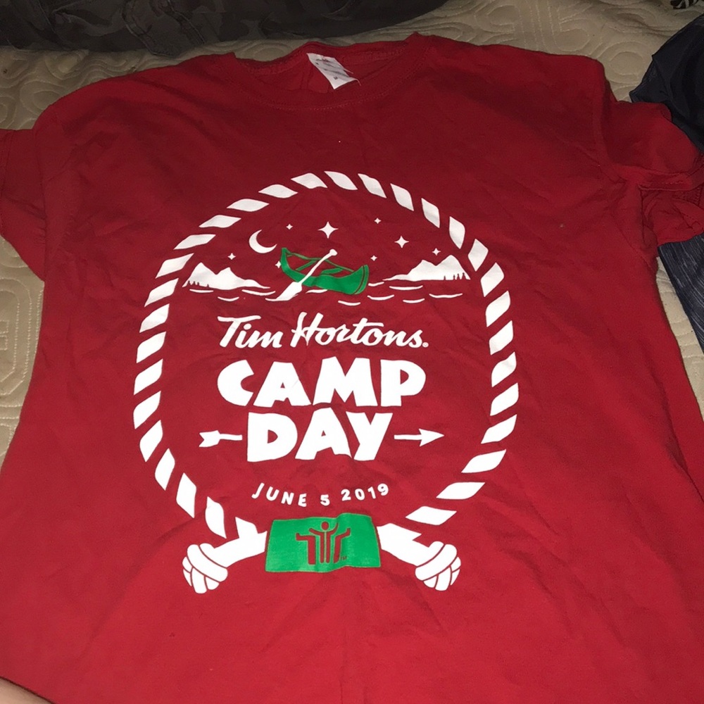 Tim Hortons camp day tshirt
